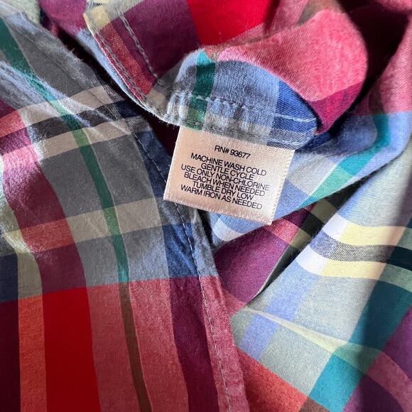 ✨St. John’s Bay Men’s XXL Plaid Button Down Shirt Multicolor Classic Fit - Picture 7 of 9